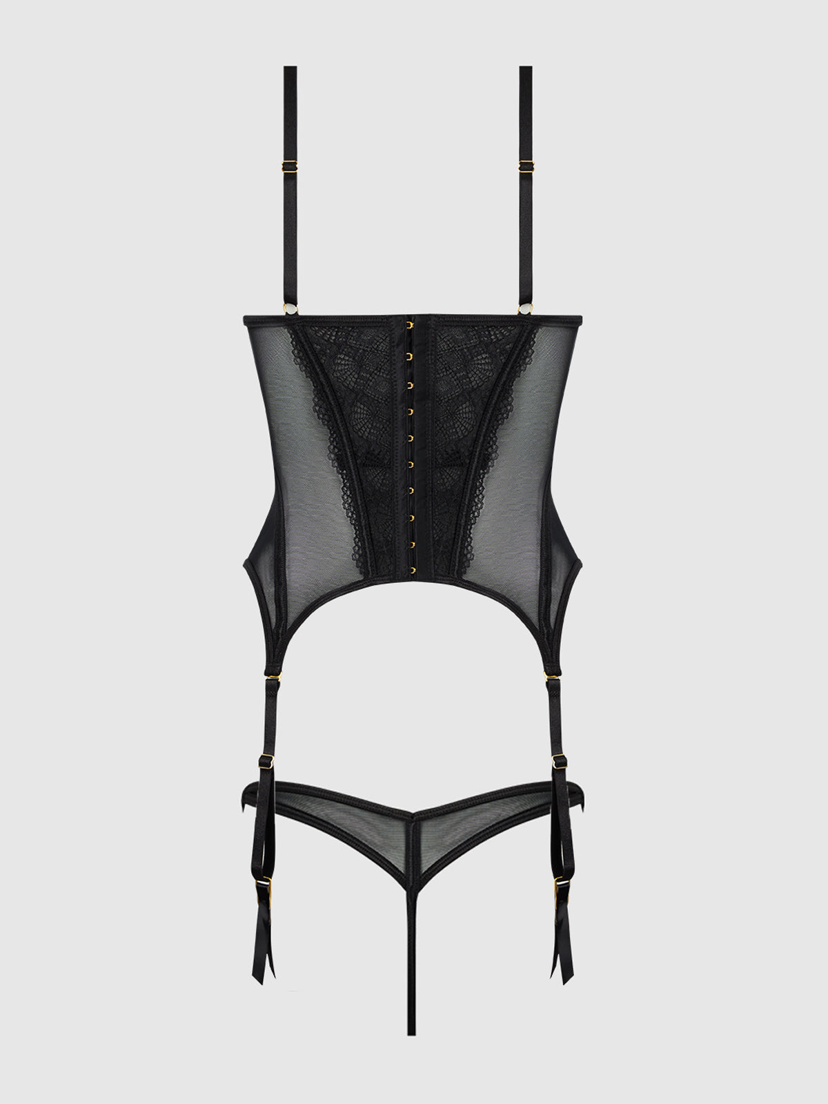 House of Desire Vivienne Merrywidow Bustier & G-String Set