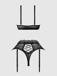 House of Desire Vivienne Timeless Lace & Micro Bralette & Thong Set