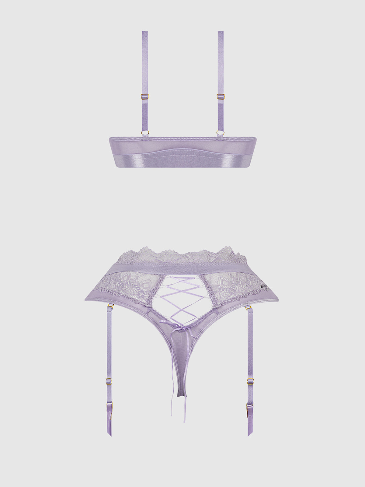 House of Desire Vivienne Timeless Lace & Micro Bralette & Thong Set