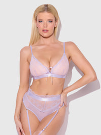 House of Desire Vivienne Timeless Lace & Micro Bralette & Thong Set