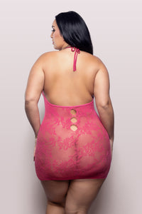 Fantasy Lingerie Vixen Call Me Baby Criss-cross Halter Dress