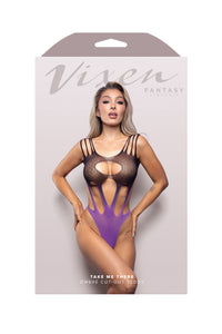 Fantasy Lingerie Vixen Take Me There Ombré Cut-out Teddy