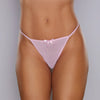 Allure What The Flirt Mesh Thong Pink-Rebel Romance
