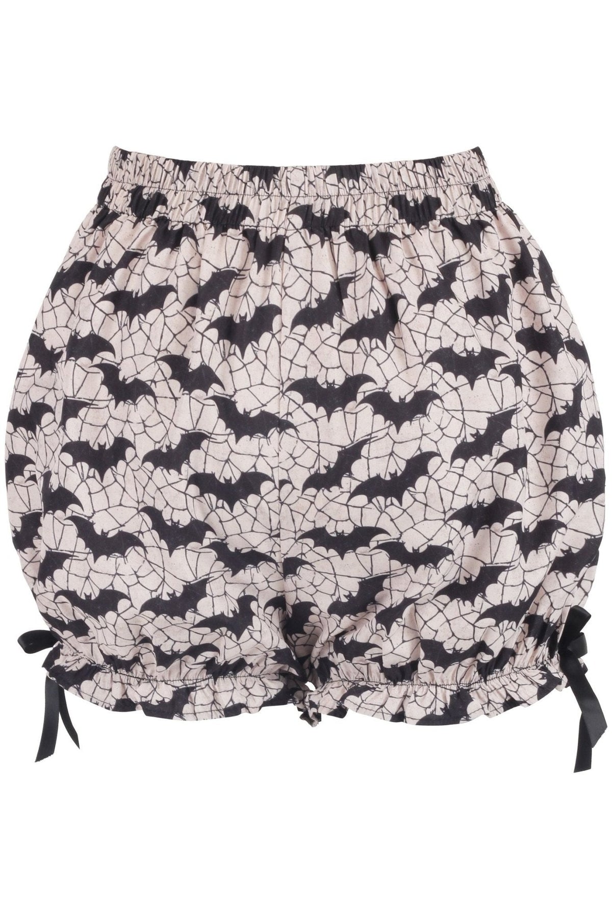 LIMITED EDITION White & Black Bats Crepe Bloomers