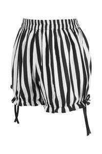 White/Black Striped Bloomers