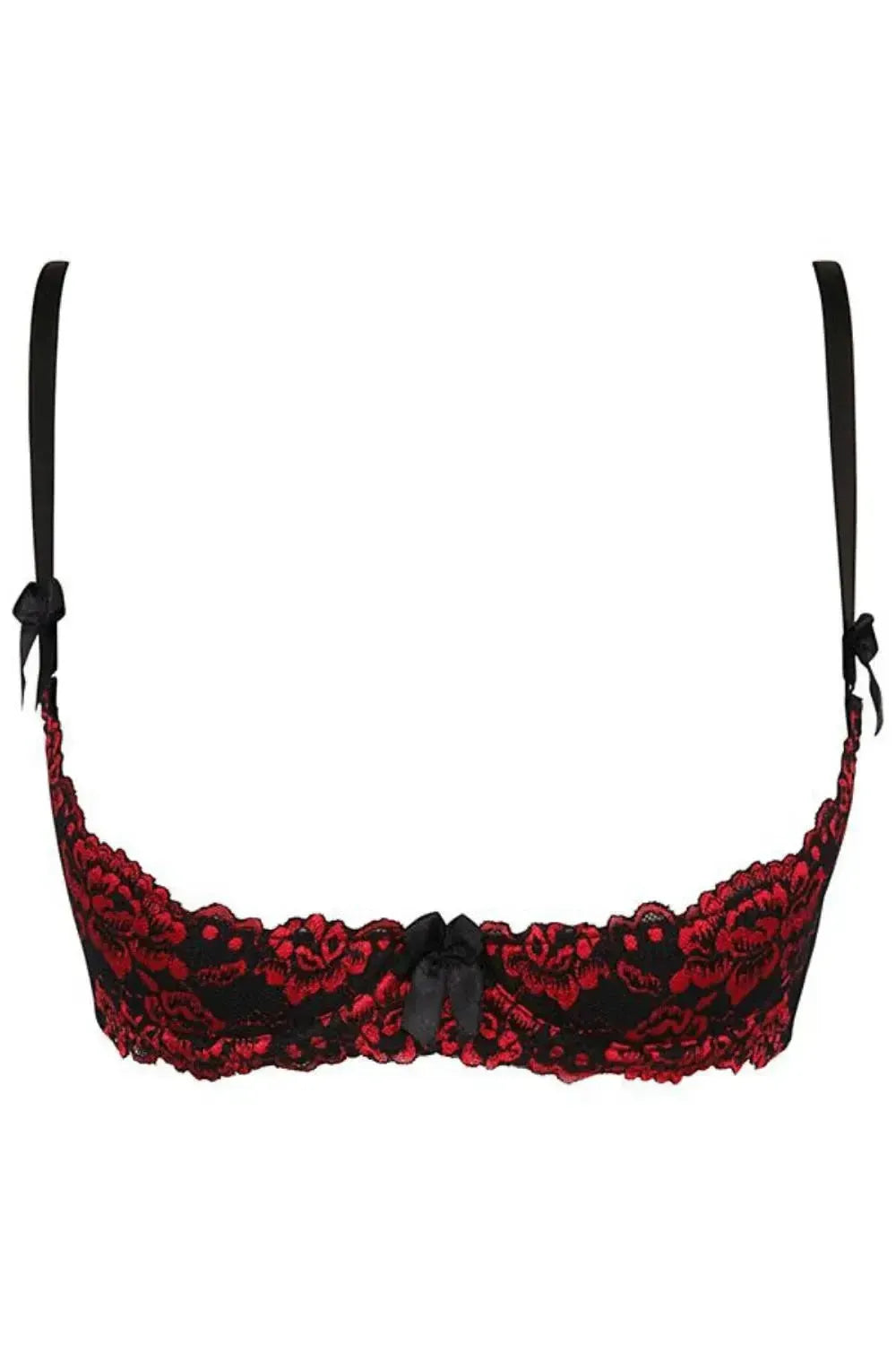 Axami Wild Roses Shelf Bra Open Cups