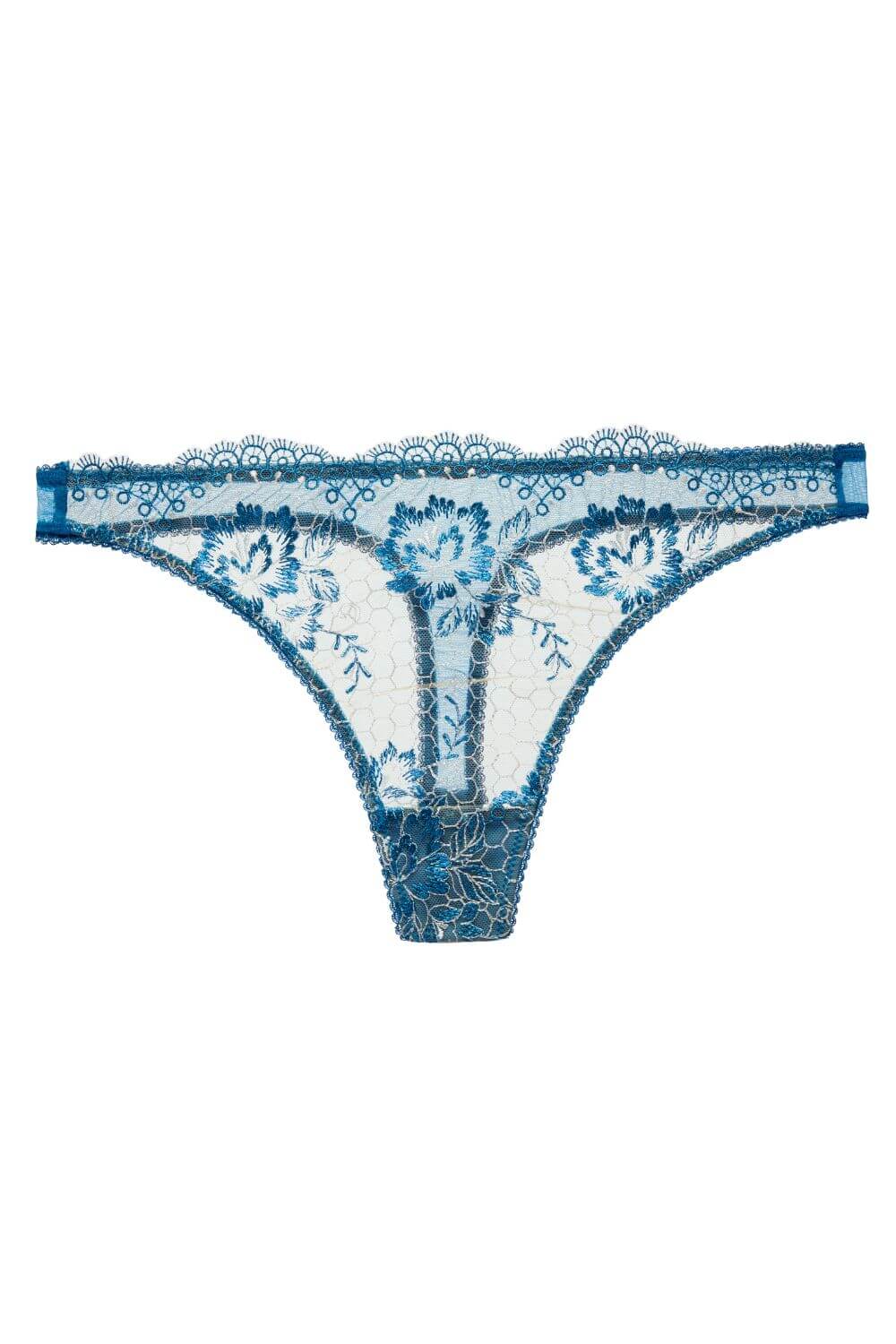 Evelina G-String Panty Ocean Blue – Rebel Romance