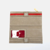 110 North Wallet Grey Natural/Brushed Gold-Rebel Romance