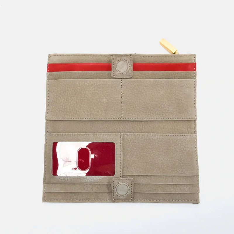 110 North Wallet Grey Natural/Brushed Gold-Rebel Romance