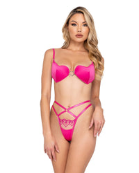 Roma Confidential Bubblegum Heart Cup Bra Set-Rebel Romance