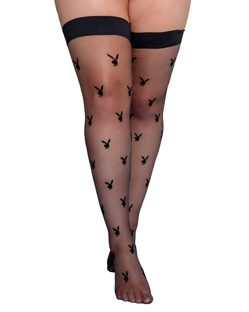 Roma Confidential Playboy Bunny Noir Stockings Queen Black