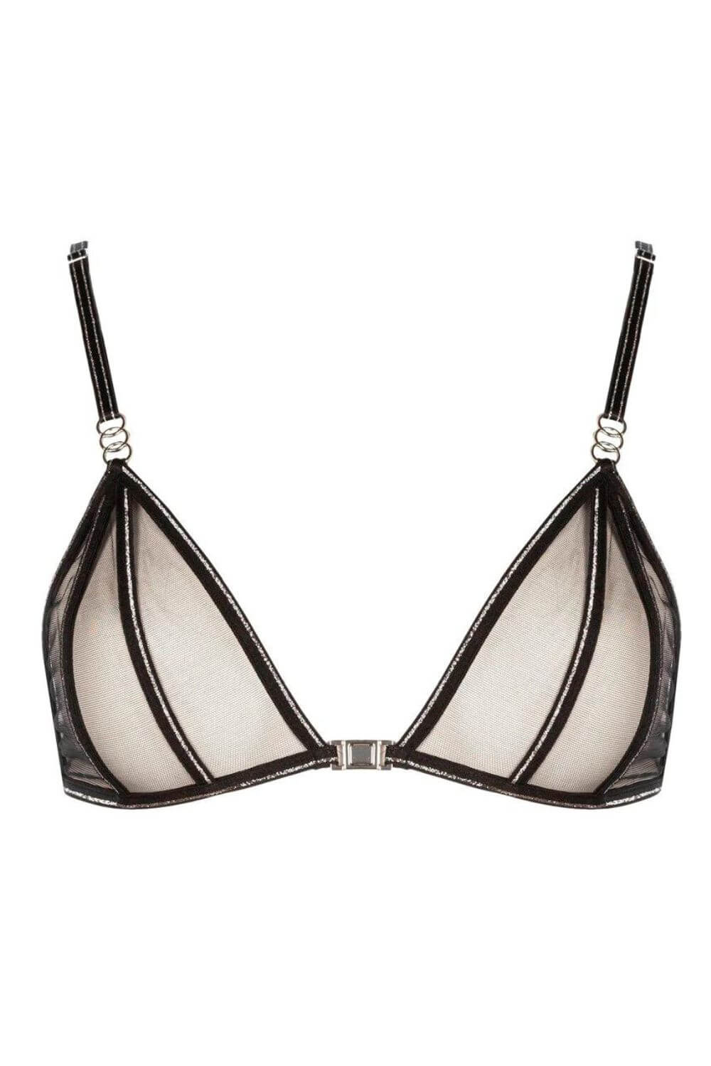 Bracli Manhattan Luxe Crossed Sheer Bra-Rebel Romance