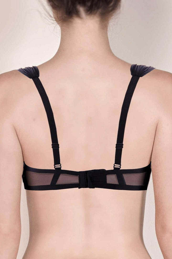 Lauren Bra Free Bridge with Tulle Straps-Rebel Romance