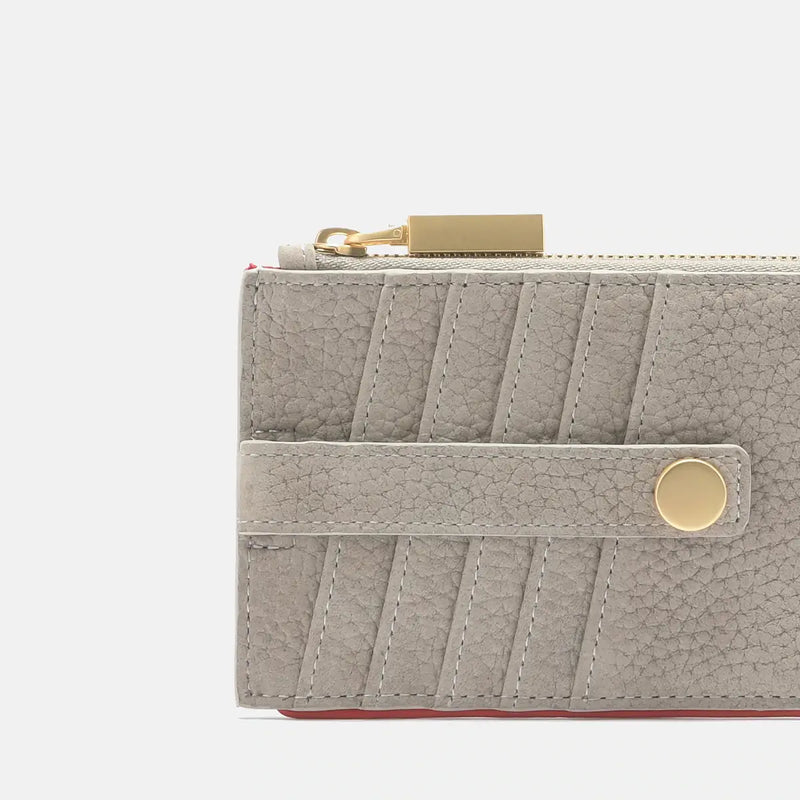 210 West Wallet Grey Natural/Brushed Gold-Rebel Romance