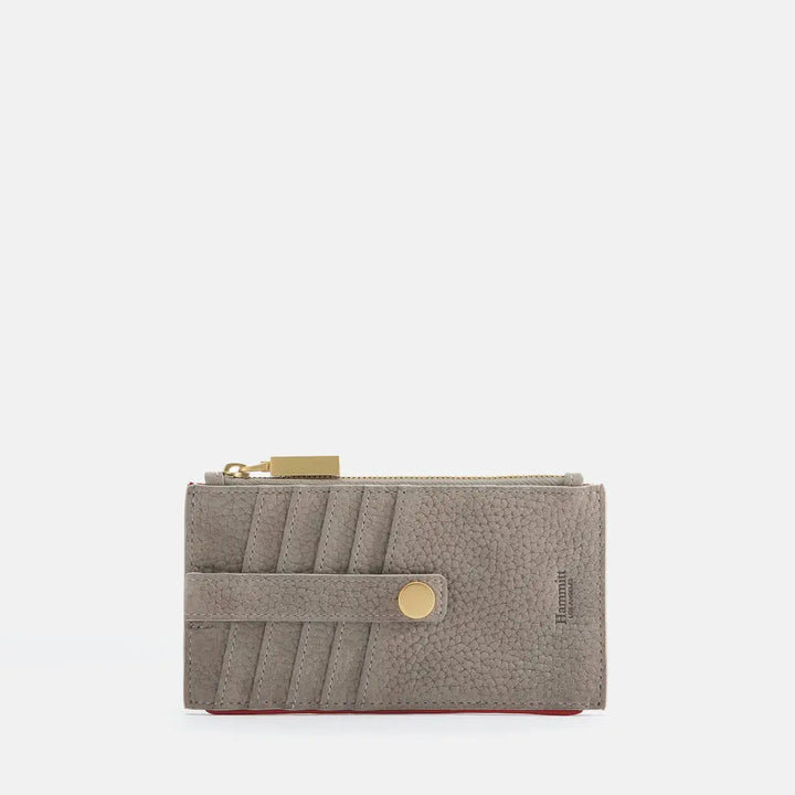 Hammitt 210 West Wallet Grey Natural/Brushed Gold-11048-Gry-Gld-Rebel Romance