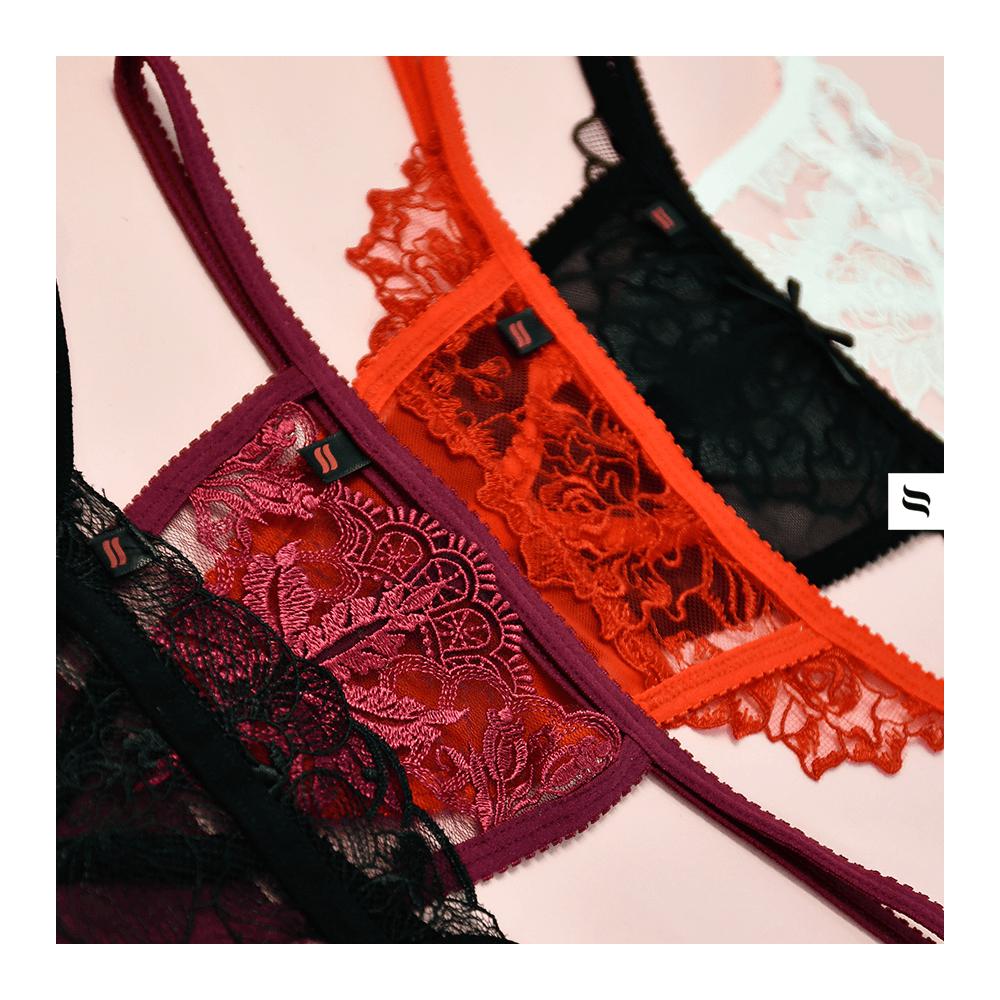 Obsessive Gift Set of 5 Sexy G-String Panties-Rebel Romance