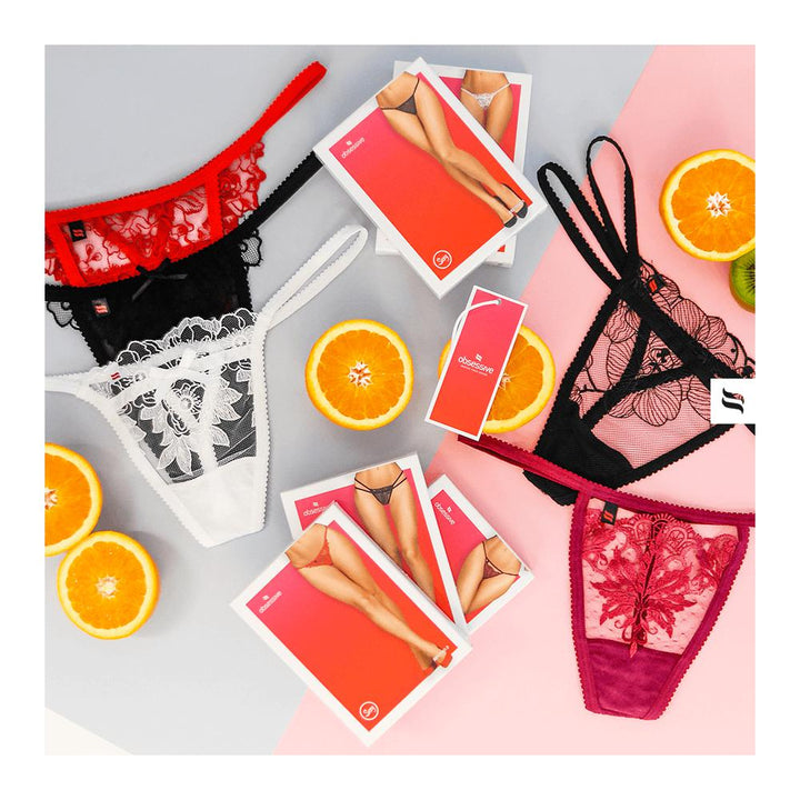 Obsessive Gift Set of 5 Sexy G-String Panties-Rebel Romance