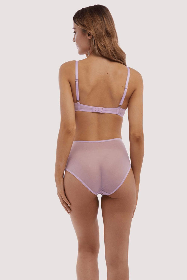 Playful Promises Lila Shelf Bra Quarter Cup Lilac Open Cups-Rebel Romance